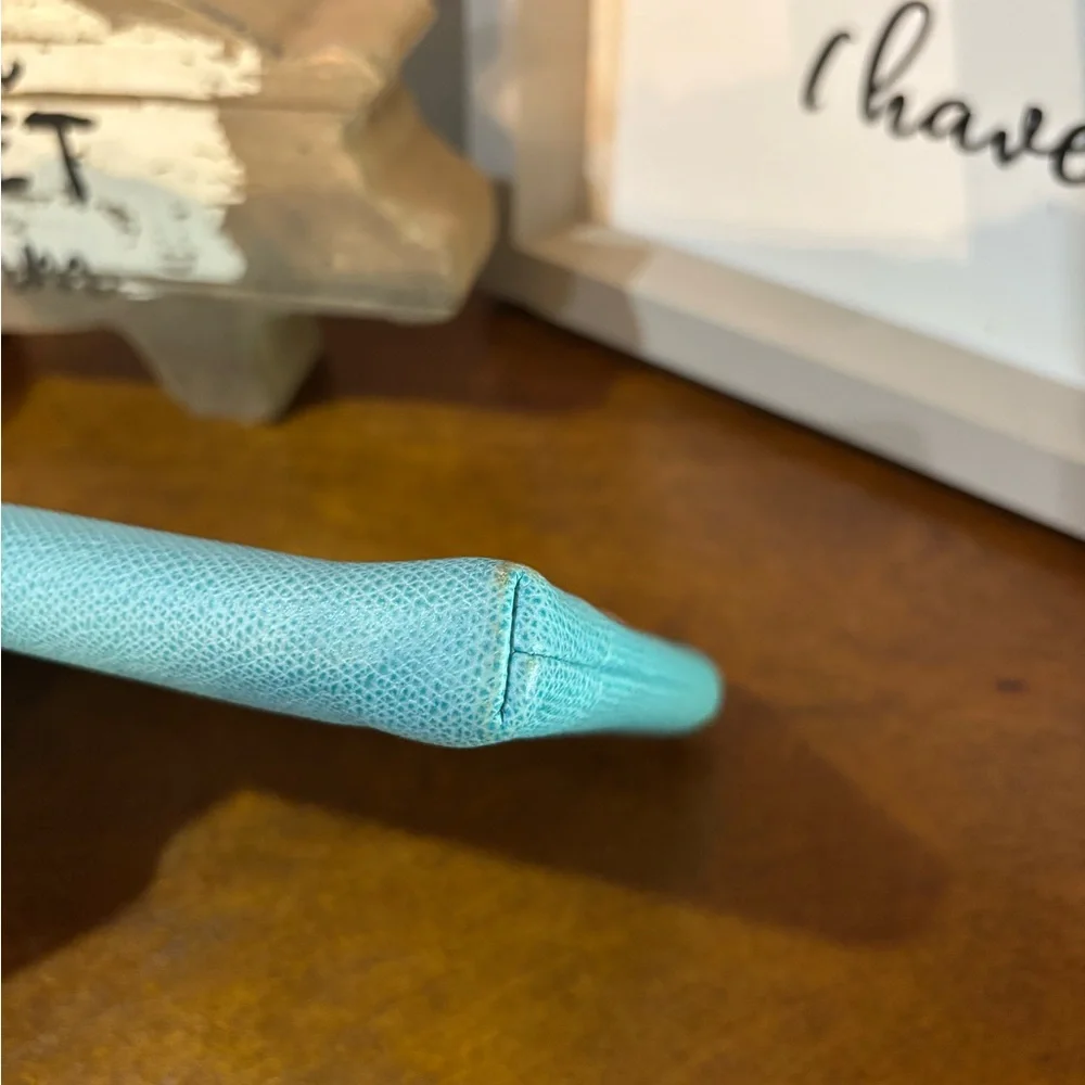 Tiffany and Co blue leather Long zippy Wallet - Picture 2 of 9